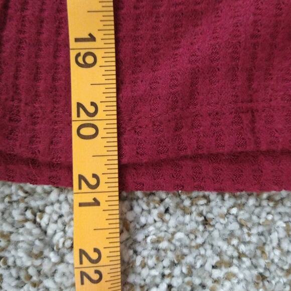 Ultra Flirt Waffle Knit Henley Top Size XS NEW - Picture 9 of 9